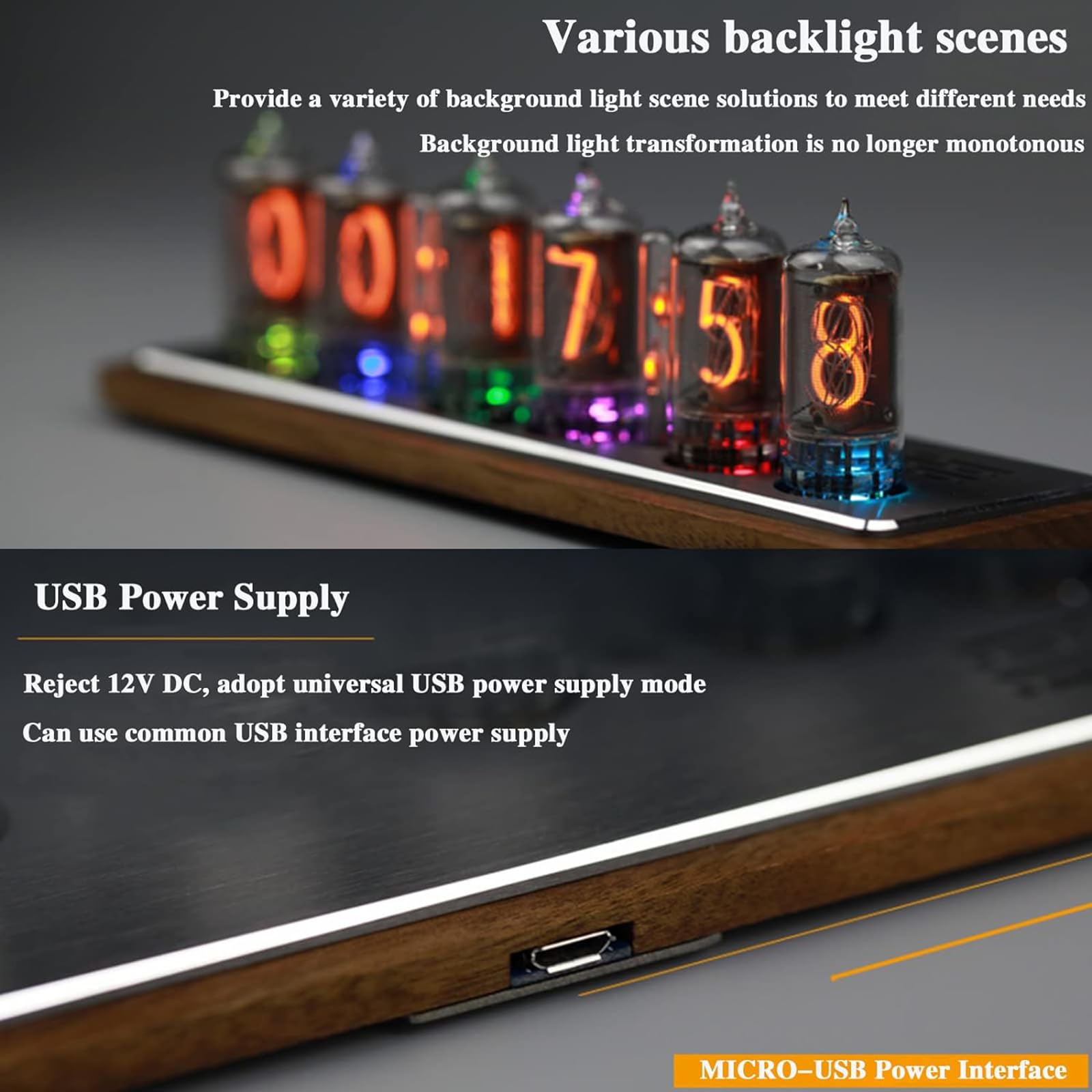 ニキシー管時計 IN-14 Amazon.co.jp: ニキシー管デジタル時計、IN-14ニキシー管、DIY